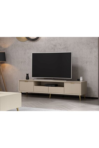 Minar Kale Luxe Tv 180cm Ayaklı Ünitesi - Kumtaşı