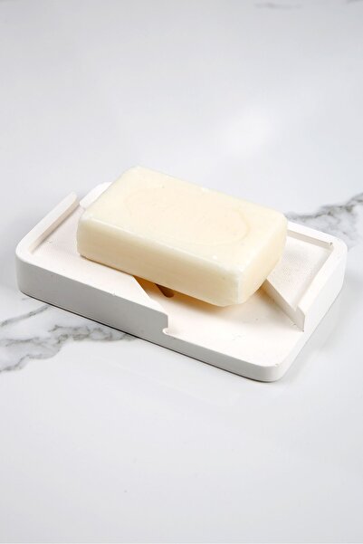 betonmall Μοντέλο στραγγιστήρι σαπουνιού 8x13 cm με αποχέτευση νερού - Μαρμάρ...