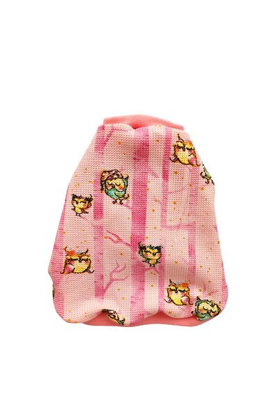 atelyu cat dog outfit owl pattern tshirt