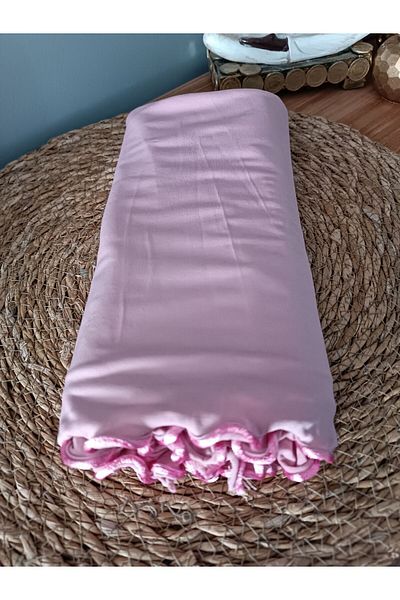 Blotch Premium Lycra Candy Pink Color Lycra Sandy Jersey Shawl