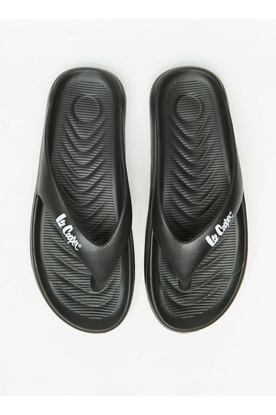 Lee Cooper Men's Textured Slip-On Thong Slippers
