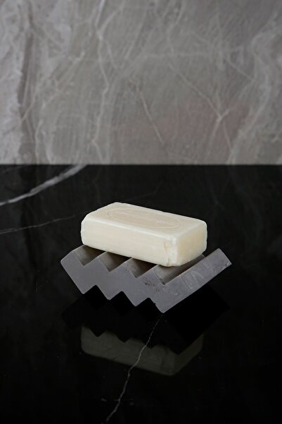 betonmall Bathroom Kitchen Toilet Concrete Solid Soap Dish Zigzag Model
