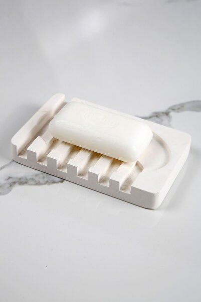 betonmall Τουαλέτα από σκυρόδεμα 8x13 cm με μαρμάρινο σχέδιο - με σαπουνάκι κ...