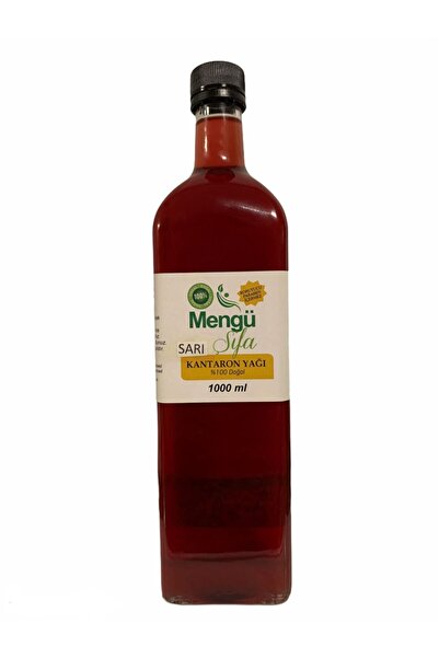 mengü şifa 1 لتر زيت نبتة سانت جون - زجاجة زجاجية، محصول جديد، 1000 مل