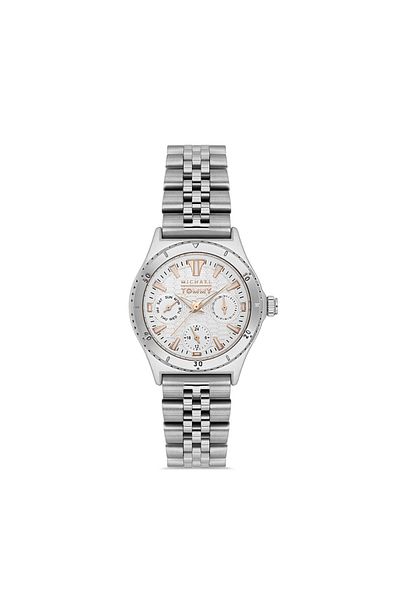 MICHAEL TOMMY Steel Women's Wristwatch - Mt-20266L-Bb83