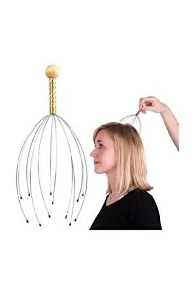 CNGZSHOP Kafa Masaj Aleti Baş Boyun Kafa Masaj Saç Kaşıma Teli