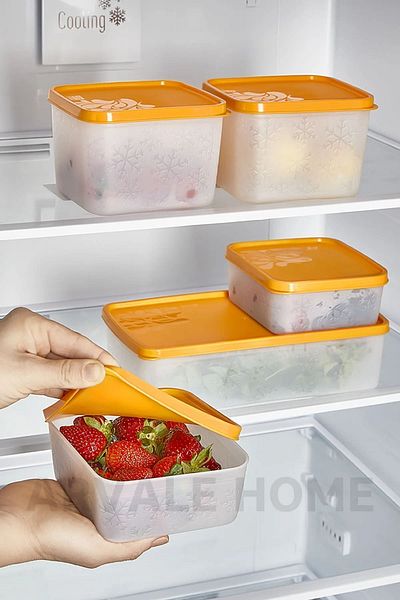 Heredot Mithra Life Buzzy Deep Freeze 5-Piece Storage Container Set - No Frost