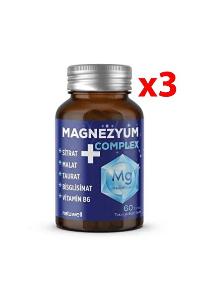 Natuwell Magnezyum Complex 60 Tablet - 3 Adet