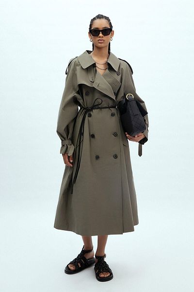 Manuka KOPENHAG OVERSIZE TRENCHCOT KHAKI