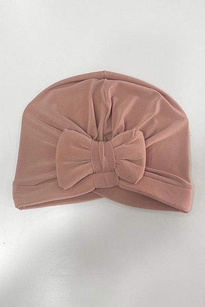 Ka Hijab Καπό φιόγκου σε χρώμα πούδρας