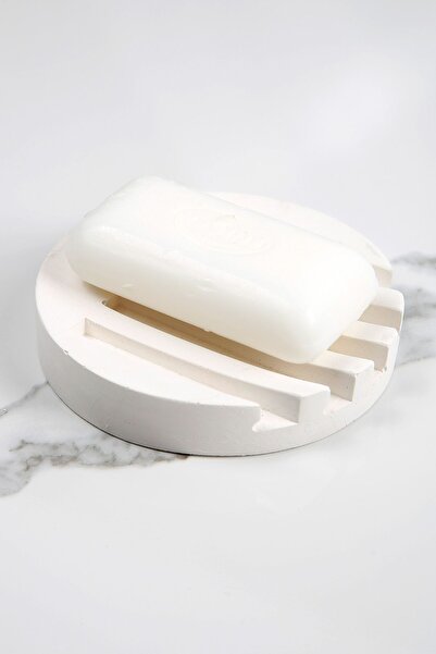 betonmall Μαρμάρινο μοτίβο 10 cm Στρογγυλό Μασίφ Μπετόν - Με Σαπουνάκι και Αποστράγγιση Νερού