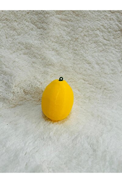 Aly Yapay Limon Meyvesi. Parlak,Doğal Ve Kaliteli.Halkalı Asılabilir Tasarım