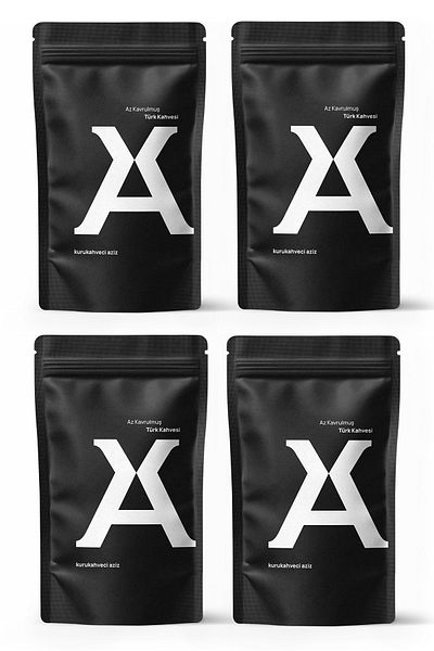 Aziz 250x4 Grams of Short Roasted Turkish Coffee - Light Drink