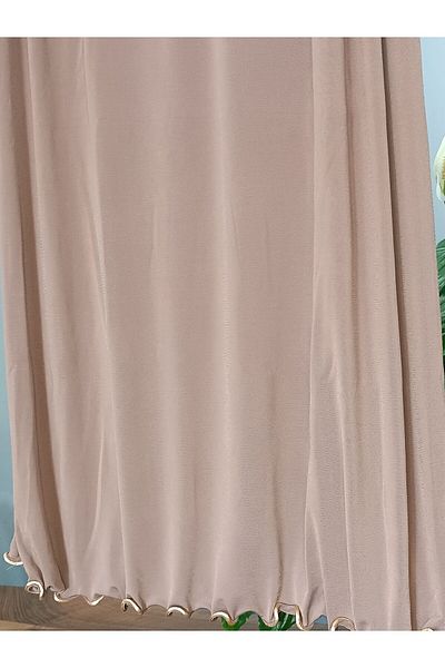 Blotch Premium Lycra Dark Cream Color Lycra Sandy Jersey Shawl