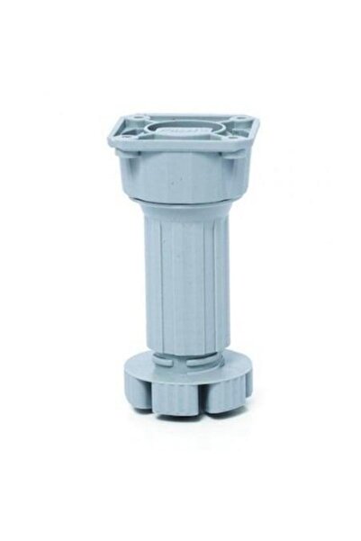METALİ 10*15 Cm Yükseklik Ayarlı Baza Ayağı Gri Renk (2.kalite Plastik) Ss400-55