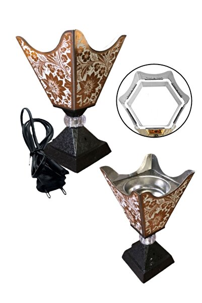 RoseRoi Elektrikli Metal Dekoratif Buhurdanlık Tütsülük