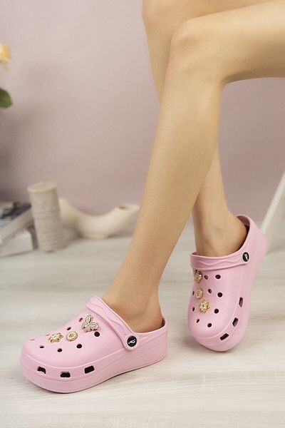 lucky shoes High Sized Hospital Cook Nurse Doctor Slippers Cross With Massage Base