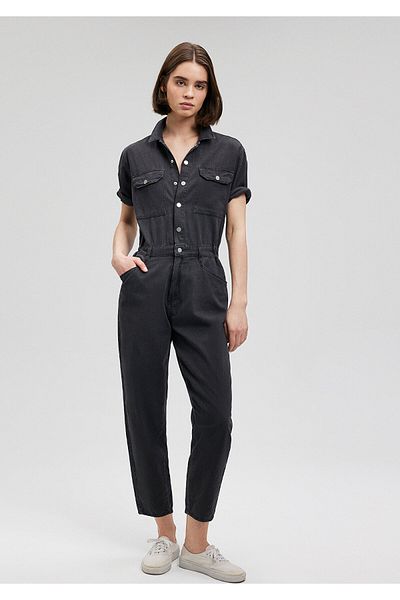 Mavi Doria Anthrazit Ikonischer Jeans-Jumpsuit -101265-35283