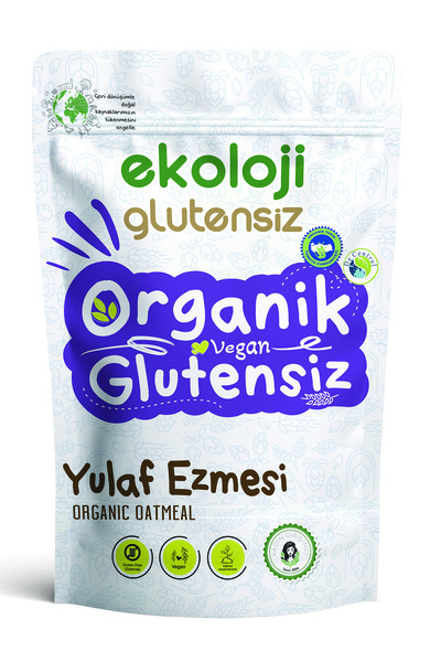Ekoloji Glutensiz Organik Glutensiz Yulaf Ezmesi 300 Gr   Organic Gluten Free...