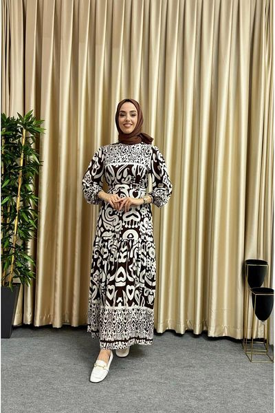 modadeywearst Φόρεμα PREMIUM με σχέδιο βισκόζης