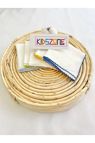 kidszone 10 Pack Cotton Mouth Wipes for Newborn Baby - 22*22 Cm