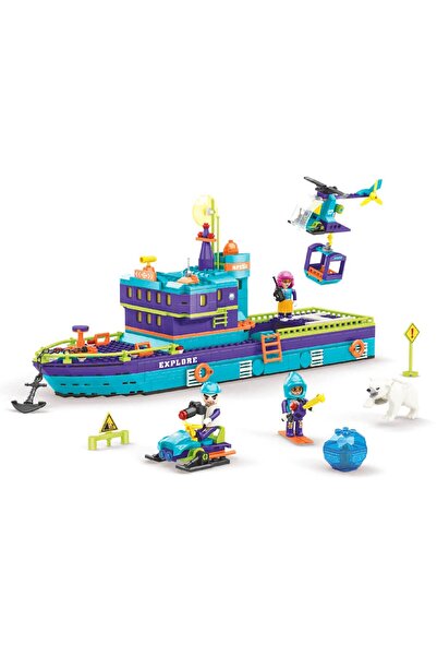 PopŞeker 633 قطعة من السفينة الاستكشافية القطبية الجليدية رحلة إلى العصر الجل...