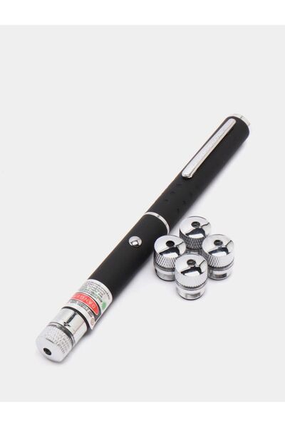 Sonlight Yeşil pointer lazer 50 km menzili 50 v Kalem 5 Başlıklı