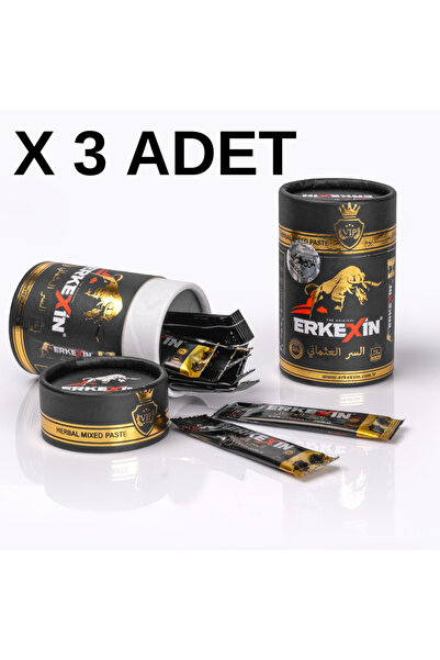 Natural Power 3 ADET Yeni Erkexin Bitkisel Karışım Macun Double Stick 20 gr X...