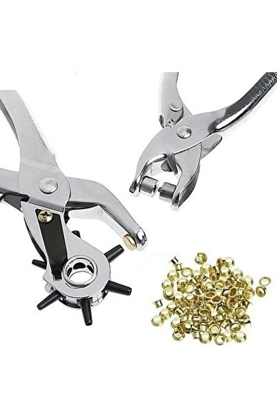 BarkoFix Kemer Delme Aleti Ve Çıt Çıt Pensesi Set Kemer Delme Pensesi Pense K...