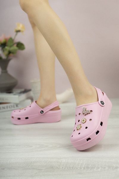 lucky shoes High Sized Hospital Cook Nurse Doctor Slippers Cross With Massage Base