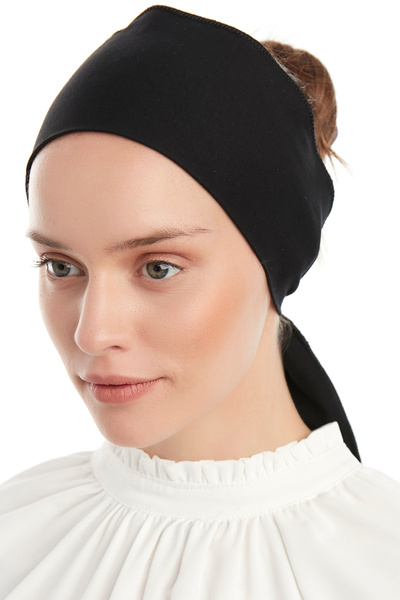 Schaless Pamuk Bandana Bone - Siyah