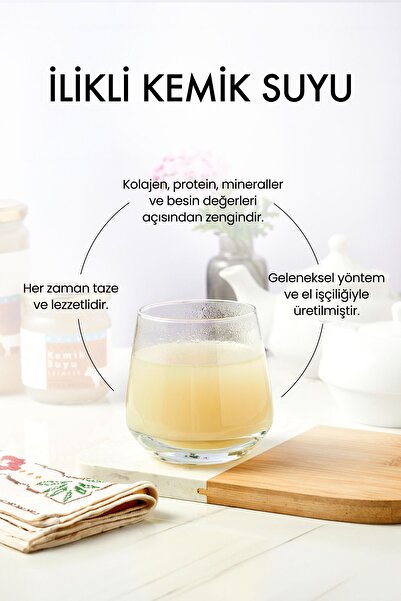 Fermente Mutfağım Ilikli Kemik Suyu 21 Günlük Kür (İÇİMLİK) 21x210 ml