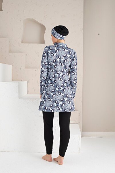 DONEX Καλσόν Lycra με σχέδιο Full Cover Hidžáb μαγιό 1232