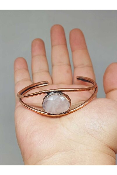 Yasamtohumu Bakarna narukvica - roze kvarcni kamen (52602)