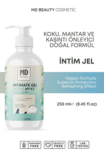 MDBeauty MD Beauty Ph Dengeli,Koku,Mantar,Kaşıntı Önleyici,Akıntı Giderici Genital Bölge Yıkama İntim Jeli