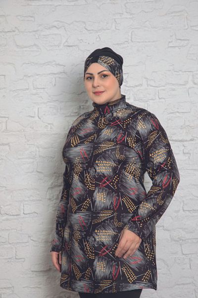 DONEX 1247 Πλήρως καλυμμένο μαγιό Lycra Hijab