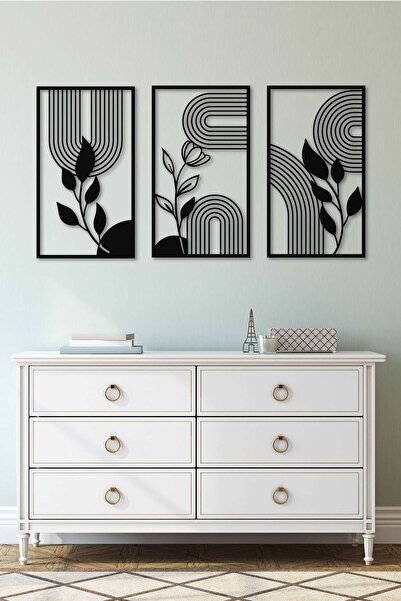 ABCPANO Metal Soyut Sanat Tablo Dekoratif Tablo Modern Hediye Tablosu Dekoratif Duvar Çizgi Sanatı Resim