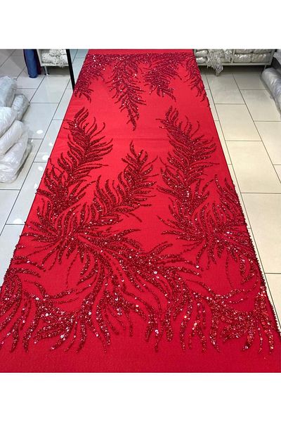 Metroteks Tekstil Metroteks Lace Fabric - Textile Embroidered Wedding Dress 130554