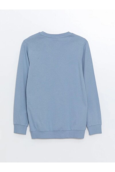 LC Waikiki LCW Παιδικό μπλουζάκι με μακρυμάνικο μπλουζάκι για αγόρια με παγιέτες με στάμπα Sonic (W4)