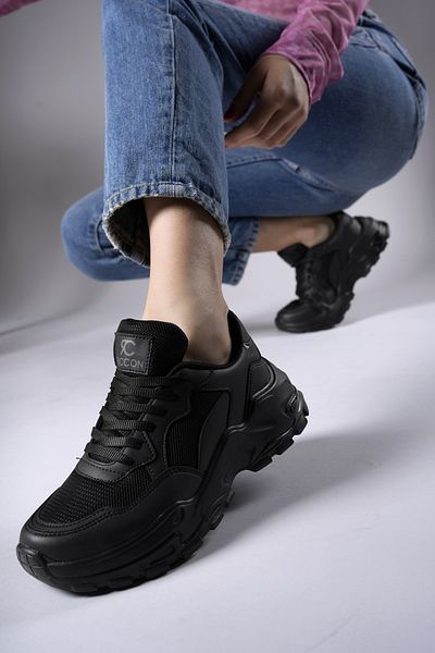 Riccon Delossiel Damen Sneakers0012159 Schwarz
