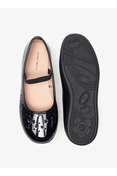 Flora Bella by Shoexpress Flora Bella Star Textured Mary Jane Shoes with Elasticated Strap