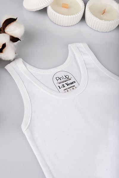 PİNUPTEX Set of 3 100% Cotton Children's Tank Top