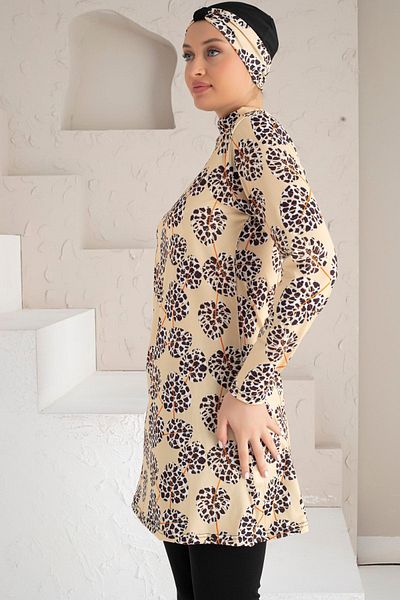 DONEX 1224 Πλήρως καλυμμένο μαγιό Lycra Hijab