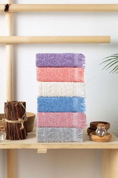 Elaganya 6-Piece Premium Kitchen Towels - 30x50cm