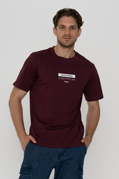 Jack & Jones Ανδρικό μπλουζάκι με στάμπα στο στήθος - Lürü