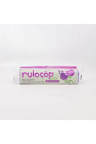 Ruloçöp Purple Lavender Scented Large Size Drawstring Garbage Bag 5pk