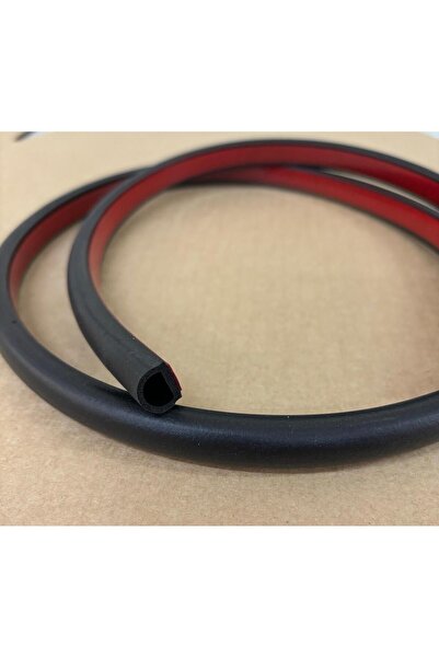 bemsa kauçuk Bantlı D Fitil - Bantlı Kapı Fitili - (10MM X 12MM) ( 1 Adet = 1 Metredir )