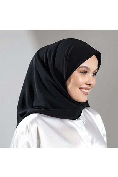 Berel Moda Egyptian Silk Scarf Black