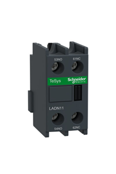 SCHNEIDER , LADN11 TeSys D -Yardımcı kontak bloğu - 1 NA + 1 NK -Vida kelepçe...