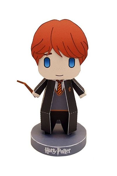 ZNC Harry Potter Ron Weasley Cut-Ready Paper Model - Suitable for Kids and Adults